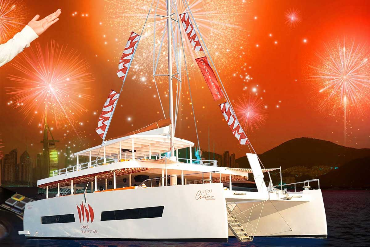 ล่องเรือยอชต์สุดชิค ชมพลุพัทยา ในงานเทศกาลงานพุล นานาชาติ พัทยา 2025