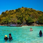 Private Krabi 7 Islands Half Day Sunset Tour : ทัวร์ 7 เกาะชมพระอาทิตย์ตก โดยเรือหางยาว+รถรับ-ส่ง(ทัวร์ส่วนตัว), กระบี่