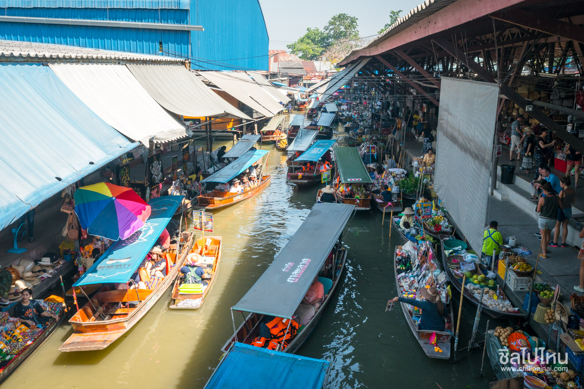 Damnoen Saduak Floating Market5