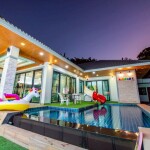 พูลวิลล่าบางเสร่ : Airport pool villa พักได้ 10-15 ท่าน สัตหีบ,ชลบุรี