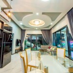 พูลวิลล่าบางเสร่ : Airport pool villa พักได้ 10-15 ท่าน สัตหีบ,ชลบุรี