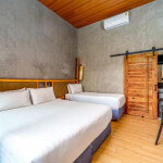 พูลวิลล่าพัทยา : V5 DOJO POOL VILLA CLASSIC LOFT 7 ห้องนอน เริ่ม 14 ท่าน