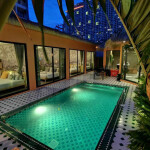 พูลวิลล่าพัทยา : V1 DOJO POOL VILLA TIKI LOUNGE 4 ห้องนอน เริ่ม 12 ท่าน