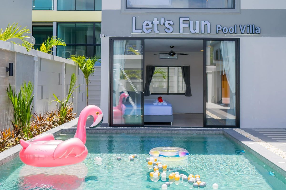 พูลวิลล่าพัทยา : Let’s Fun Pool Villa สำหรับ 17 ท่าน