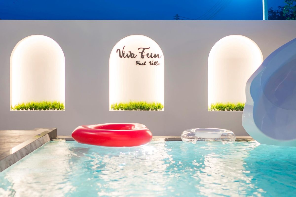 พูลวิลล่าพัทยา : Viva Fun Pool Villa สำหรับ 16 ท่าน