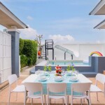 พูลวิลล่าพัทยา : Ocean Fun Pool Villa สำหรับ 10 ท่าน