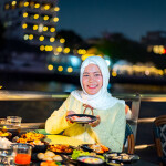 水灯节 · Riverside Faraya 游船（清真）晚餐票 · 曼谷Asiatique河滨夜市