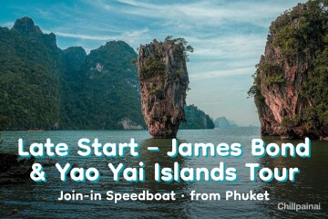 Lazy Jamesbond Late Start – James Bond - Yao Yai Islands Tour · Join-in Speedboat · from Phuket