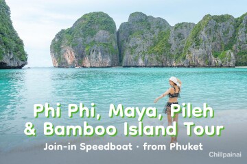 Phi Phi, Maya Bay, Pileh Lagoon - Bamboo Island Tour · Join-in Speedboat · from Phuket