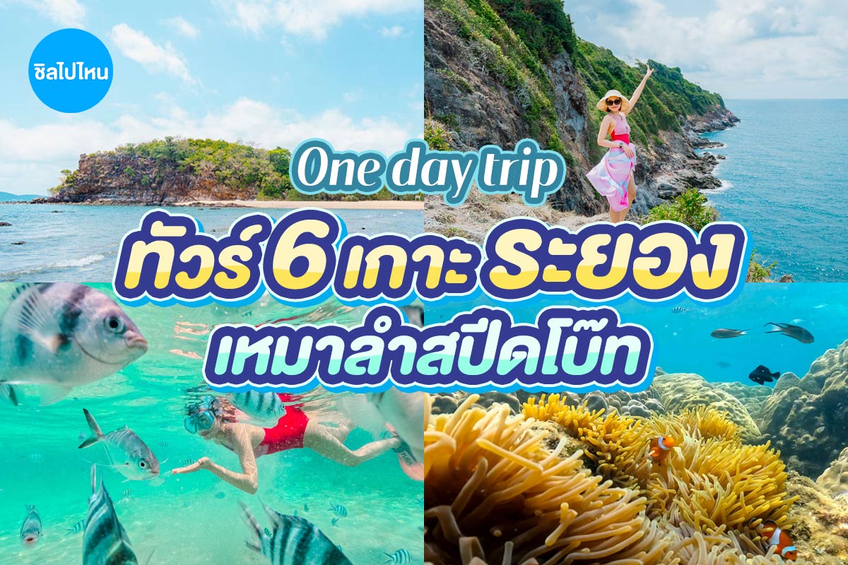 ทัวร์ 6 เกาะเสม็ด · สปีดโบ๊ทส่วนตัว · ออกจากระยองหรือเกาะเสม็ด (โปรแกรม A)