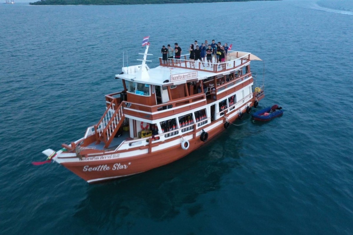 One day trip : ล่องเรือไม้ Seattle Star ดำน้ำอ่าวแสมสาร (เหมาลำ 15 ท่าน), สัตหีบ ชลบุรี