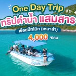 One Day Trip ดำน้ำอ่าวแสมสาร เรือสปีทโบ๊ท(เหมาลำ), Sea View Villa @แสมสาร สัตหีบ