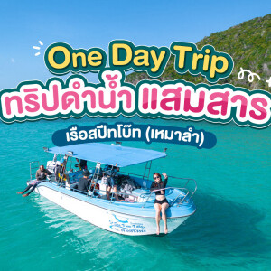 One Day Trip ดำน้ำอ่าวแสมสาร เรือสปีทโบ๊ท(เหมาลำ), Sea View Villa @แสมสาร สัตหีบ