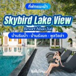 Skybird lake view Resort Khaoyai (สกายเบิร์ด เลควิว รีสอร์ท เขาใหญ่) ห้อง ดีลักซ์ จากุซซี่ 2 ท่าน, เขาใหญ่