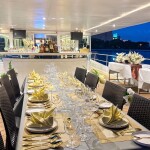 The Legacy Yacht ล่องแม่น้ำเจ้าพระยา · เหมาลำแบบส่วนตัว · บุฟเฟต์อาหารไทย