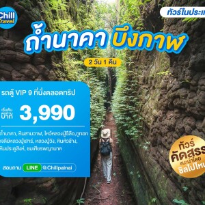 ทัวร์ถ้ำนาคา ภูทอก หินสามวาฬ 2 วัน 1 คืน, บึงกาฬ