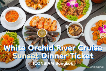 White Orchid River Cruise Sunset Ticket · ICONSIAM Bangkok
